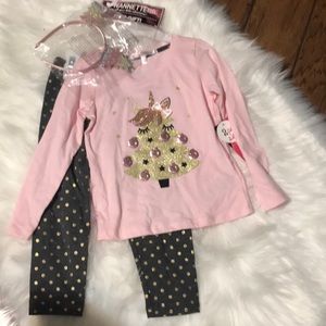 Child’s 2pc legging set💕.    Size 3T.   NWT